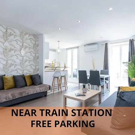 La Casa Reine Jeanne- Pres De La Gare - Wifi - Parking - Neuf Et Confort * Nice